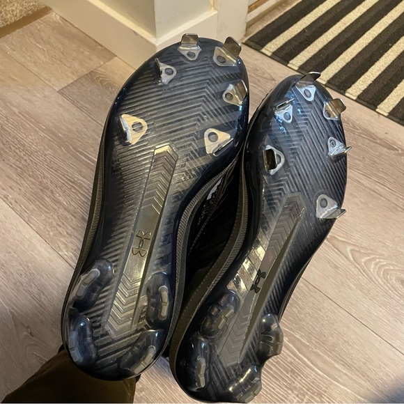 Under Armour Harper lll Low Baseball Cleats Black Men’s Size 7.5 - Picture 3 of 8